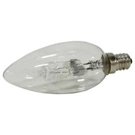 Sylvania 52553 Halogen Bulb, 40 W, Candelabra E12 Lamp Base, B11 Lamp, 500 Lumens, 2850 K Color Temp
