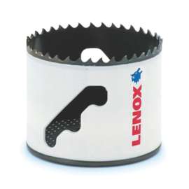 Lenox Speed Slot 2060596 Hole Saw, 2-1/2 in Dia, 1-5/8 in D Cutting, 4/6 TPI, HSS Cutting Edge