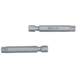 IRWIN 93330 Power Bit, T27 Drive, Torx Drive, 1/4 in Shank, Hex Shank, 1-15/16 in L, High-Grade S2 Tool Steel