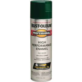 RUST-OLEUM 7538838 High Performance Enamel Spray Paint, Gloss, Hunter Green, 15 oz, Aerosol Can