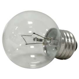 Sylvania 10300 Incandescent Lamp, 40 W, G16.5 Lamp, Medium Lamp Base, 330 Lumens, 2850 K Color Temp