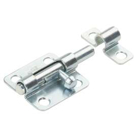 National Hardware MPB834 Series N227-314 Barrel Bolt, 0.32 in Dia Bolt Head, 2-1/2 in L Bolt, Steel, Zinc