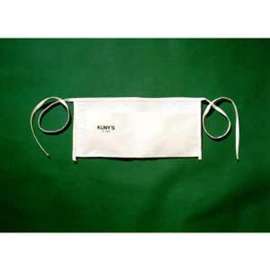 Kuny's AP504 Work Apron, One Size Waist, Canvas, White, 2-Pocket