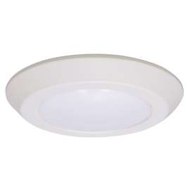 HALO BLD6 Series BLD6089SWHR Backlit Downlight, 10 W, 120 V, LED Lamp, Aluminum, Matte White