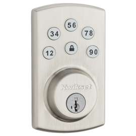 Kwikset 99070-101 Deadbolt, 3 Grade, Satin Nickel
