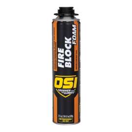 OSI QUAD 2292209 Fire Block Foam, Orange, 24 hr Functional Cure, >41 deg F, 21.1 fl-oz