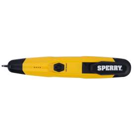Sperry Instruments VD6508 Detector with Flashlight, LED Display, Functions: AC Voltage, Yellow