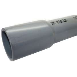 JM Eagle 67595 Rigid Conduit, 1 in, 10 ft L, PVC