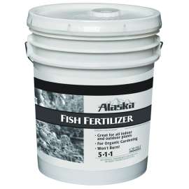 Alaska 9301205 Fish Fertilizer, 5 gal Pail, Liquid, 5-1-1 N-P-K Ratio