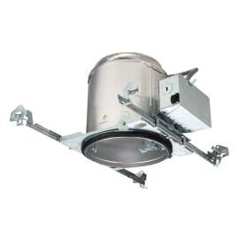 Halo E7ICAT Recessed Housing, 6 in Dia Recessed Can, Aluminum
