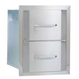 Bull UI0491 Drawer Cabinet, 2-Compartment, Stainless Steel