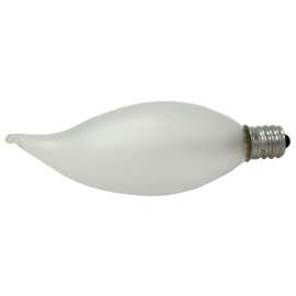 Sylvania 13453 Incandescent Lamp, 25 W, B10 Lamp, Candelabra Lamp Base, 145 Lumens, 2850 K Color Temp
