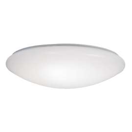 Metalux FM19WRCCR Round Flush Mount Ceiling Light, 120 V, 32.8 W, LED Lamp, 2500 Lumens Lumens, Steel Fixture
