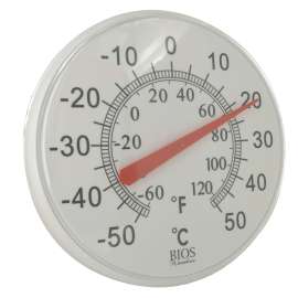 Thermor TR605 Thermometer, Analog, Plastic Casing, White Casing