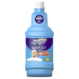 Swiffer WetJet 77812 Multi-Surface Cleaner Solution Refill, 1.25 L Bottle, Liquid, Sweet Citrus, Zest, Clear