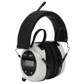 SAFETY WORKS SWX00260-01 Ear Muffs, 23 dB NRR, AM, FM Radio Band, Black