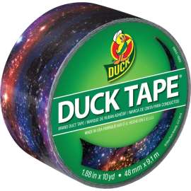 Duck 283039 Duct Tape, 10 yd L, 1.88 in W, Galaxy
