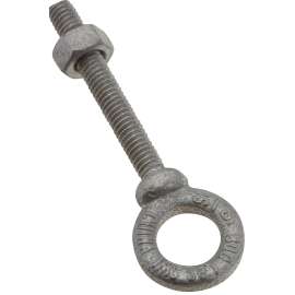 National Hardware N245-100 Eye Bolt, 5/16-18 Thread, 2-1/8 in L Thread, 5/8 in ID x 1-1/8 in OD Dia Eye