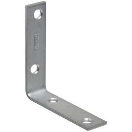 National Hardware 115BC Series N266-395 Corner Brace, 3 in L, 3/4 in W, Steel, Zinc, 0.11 Thick Material
