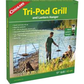 COGHLAN'S 9340 Tri-Pod Grill, Galvanized Steel