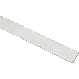 Stanley Hardware 4200BC Series N247-064 Flat Bar, 1 in W, 48 in L, 1/8 in Thick, Aluminum, Mill