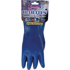 SPONTEX 17005 Household Protective Gloves, S, Longer Cuff, Neoprene, Blue