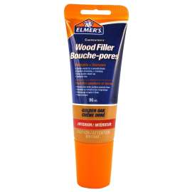 Elmers 60853 Interior Tinted Wood Filler, 96 ml, Tube, Liquid, Paste, Golden Oak, Mild Acrylic, 8.3 - 9.2 pH