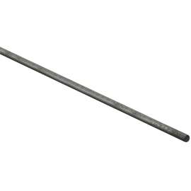 Stanley Hardware 4054BC Series N215-251 Rod, 1/4 in Dia, 48 in L, Steel, Plain