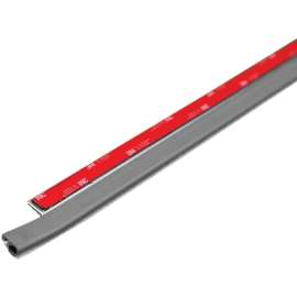 M-D 43303 Weatherstrip, 1 in W, 1 in Thick, 42 in L, Aluminum, Silver