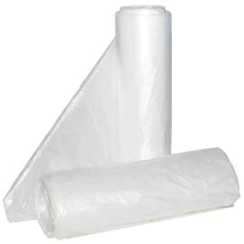 ALUF PLASTICS Hi-Lene HCR-303710C Anti-Microbial Can Liner, 30 x 37 in, 20 to 30 gal Capacity, HDPE, Clear