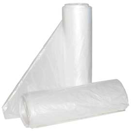 ALUF PLASTICS Hi-Lene HCR-303713C Anti-Microbial Can Liner, 30 x 37 in, 20 to 30 gal Capacity, HDPE, Clear