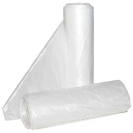 ALUF PLASTICS Hi-Lene HCR-404814C Anti-Microbial Can Liner, 40 x 48 in, 45 gal Capacity, HDPE, Clear