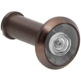 National Hardware V805 Series N336-115 Door Viewer, 200 deg Viewing, 1-3/8 to 2 in Thick Door, Brass, Antique Bronze