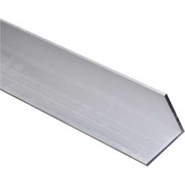 Stanley Hardware 4204BC Series 247478 Angle Stock, 2 in L Leg, 48 in L, 1/8 in Thick, Aluminum, Mill