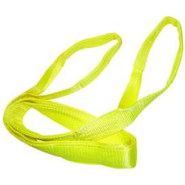 S-Line 20-EE2-9804X20 Lifting Sling, 4 in W, 20 ft L, 2-Ply, 11,000 lb Vertical Hitch, Polyester, Gray