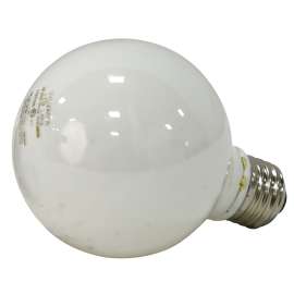 Sylvania 40219 LED Bulb, Globe, G25 Lamp, 60 W Equivalent, E26 Lamp Base, Frosted, 5000 K Color Temp