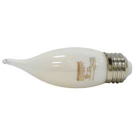 Sylvania ULTRA LED 40527 LED Bulb, 4 W, E26 Medium Lamp Base, B10 Lamp, 400 Lumens, 2700 K Color Temp