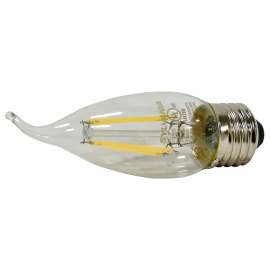 Sylvania ULTRA LED 79764 LED Bulb, 4.5 W, E26 Medium Lamp Base, B10 Lamp, 400 Lumens, 5000 K Color Temp