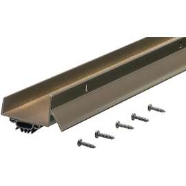 M-D DB003 Series 69554 Door Bottom with Drip Cap, 36 in L, 1-3/4 in W, 1-1/4 in H, Aluminum, Bronze