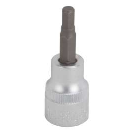 Vulcan Hex Bit Socket, Chrome, 5 mm, 3/8 in Drive, 1-7/8 in OAL