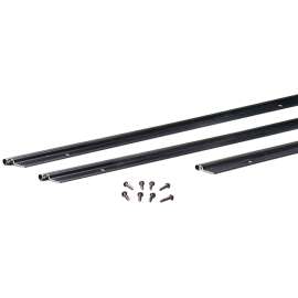 M-D 68437 Jamb Weatherstrip Kit, 7/8 in W, 1/4 in Thick, Aluminum/Vinyl