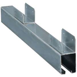 National Hardware 6061 Series N161-455 Door Guide, Galvanized Steel, Bottom Mounting