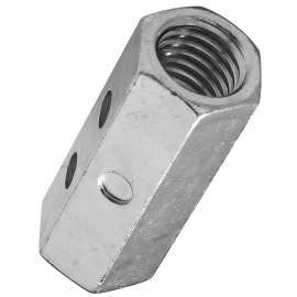 Stanley Hardware 4003 Series N182-717 Coupling Nut, UNC Thread, 5/8-11 Thread, Steel, Zinc