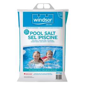 Windsor 0807 Heavy-Duty Pool Salt, Crystal, 20 kg Bag