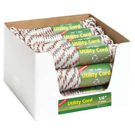 Coghlan's 1370 Utility Cord, 1/4 in Dia, 50 ft L, 100 lb Working Load, Polypropylene