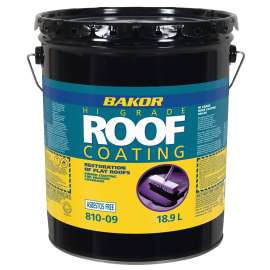 Henry BK81009070 Roof Coating, Black, 5 gal, Viscous Liquid