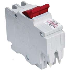 Square D Stab-lok NC0220CP Circuit Breaker, Mini, Type NA, 20 A, 2 -Pole, 120/240 V, Plug Mounting, White