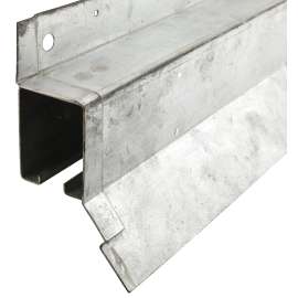 Onward 24651088GABC Box Rail with Flashing, Steel, Galvanized, 1-7/8 in W, 2-3/8 in H, 8 ft L