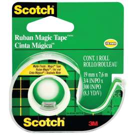 Scotch Magic 105NA Office Tape, 7.62 m L, 19 mm W