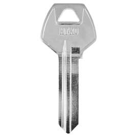 HY-KO 11010CO107 Key Blank, Brass, Nickel-Plated, For: Corbin/Russwin CO107 Locks
